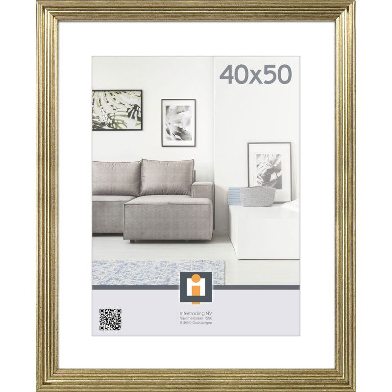 Bilderrahmen Salerno 40x50 cm silber