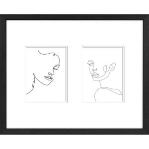 Bilderrahmen Larino 40×50 cm schwarz Bilderrahmen Larino 40×50 cm schwarz