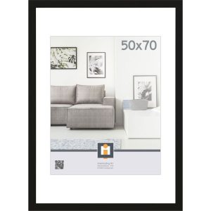 Bilderrahmen Livorno 50×70 cm schwarz Bilderrahmen Livorno 50×70 cm schwarz