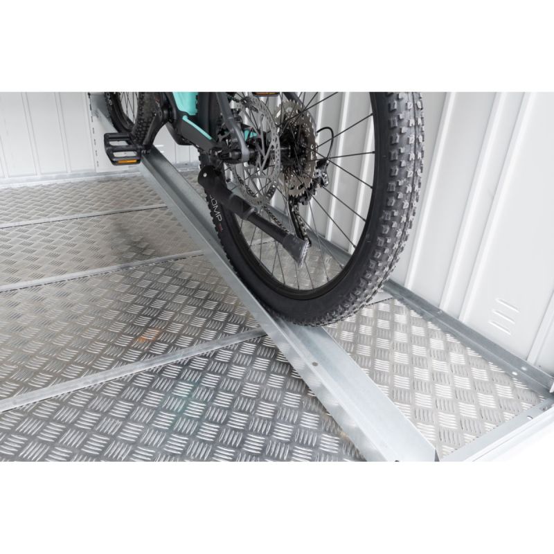 Biohort Fahrradschiene MG Gr. L silber-metallic