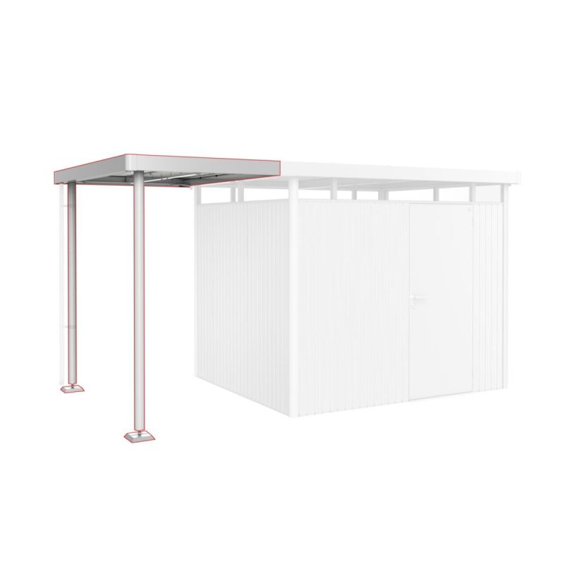 Biohort SEITENDACH GHH H3 Gr. S silber-metallic