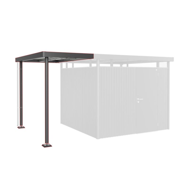 Biohort SEITENDACH GHH H4 Gr. S dunkelgrau-metallic