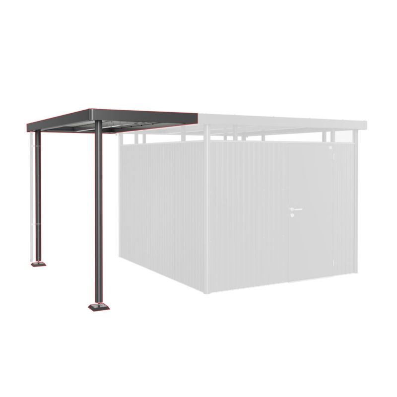 Biohort SEITENDACH GHH H5, H6 Gr. S dunkelgrau-metallic