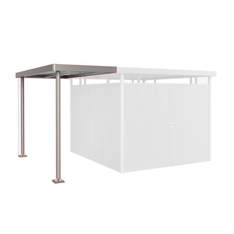 Biohort SEITENDACH GHH H5, H6 Gr. S quarzgrau-metallic