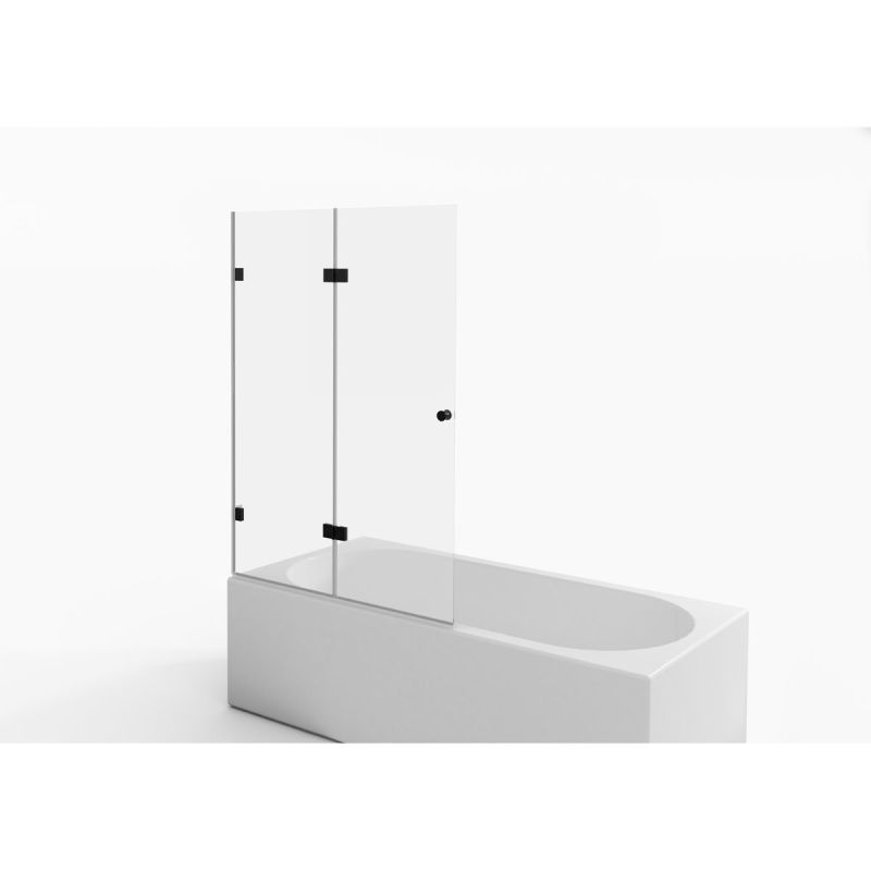 Aurlane Badewannenfaltwand Black Soul 2 100 x 140 cm