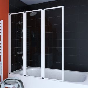 Aurlane Badewannenfaltwand Triple weiß 125 x 143 cm Aurlane Badewannenfaltwand Triple weiß 125 x 143 cm