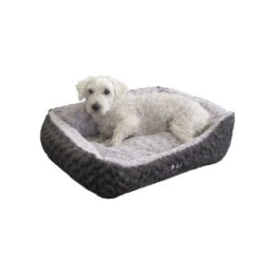 Nobby Komfortbett Seoli 75 x 60 x 23 cm dunkelgrau/ hellgrau