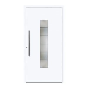 Schüco Aluminium Haustür 108 Lucca Excellent 1100 x 2100 mm RAL9016 DL Schüco Aluminium Haustür 108 Lucca Excellent 1100 x 2100 mm RAL9016 DL