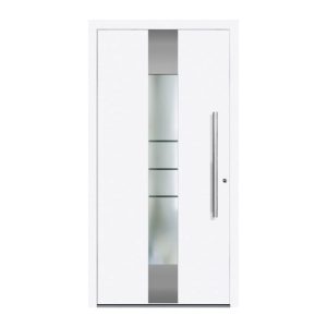 Schüco Aluminium Haustür 600 Catania Excellent 1100 x 2100 mm RAL9016 DR Schüco Aluminium Haustür 600 Catania Excellent 1100 x 2100 mm RAL9016 DR