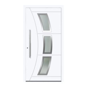Schüco Aluminium Haustür 601 Venedig Excellent 1100 x 2100 mm RAL9016 DL Schüco Aluminium Haustür 601 Venedig Excellent 1100 x 2100 mm RAL9016 DL