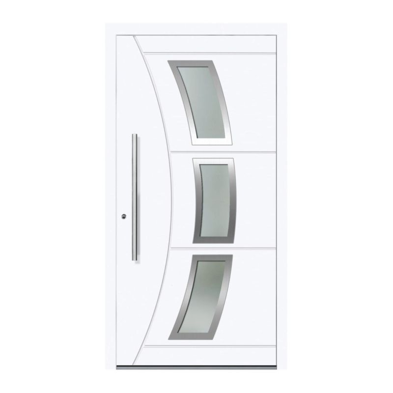 Schüco Aluminium Haustür 601 Venedig Excellent 1100 x 2100 mm RAL9016 DL