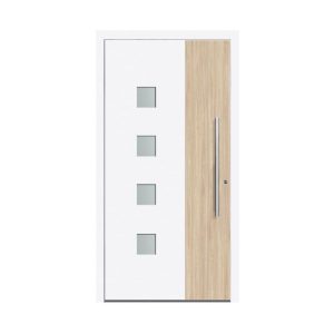 Schüco Aluminium Haustür 110 Messina Excellent 1100 x 2100 mm RAL9016 DR Schüco Aluminium Haustür 110 Messina Excellent 1100 x 2100 mm RAL9016 DR