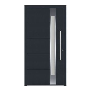 Schüco Aluminium Haustür 100 Rom Excellent 1100 x 2100 mm RAL9016/7016 DR Schüco Aluminium Haustür 100 Rom Excellent 1100 x 2100 mm RAL9016/7016 DR
