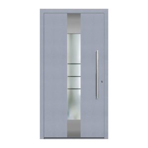 Schüco Aluminium Haustür 600 Catania Excellent 1100 x 2100 mm RAL9016/7040 DR Schüco Aluminium Haustür 600 Catania Excellent 1100 x 2100 mm RAL9016/7040 DR