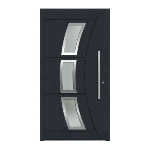 Schüco Aluminium Haustür 601 Venedig Excellent 1100 x 2100 mm RAL9016/7016 DR Schüco Aluminium Haustür 601 Venedig Excellent 1100 x 2100 mm RAL9016/7016 DR