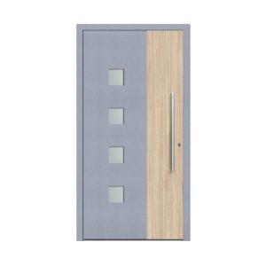 Schüco Aluminium Haustür 110 Messina Excellent 1100 x 2100 mm RAL9016/7040 DR Schüco Aluminium Haustür 110 Messina Excellent 1100 x 2100 mm RAL9016/7040 DR