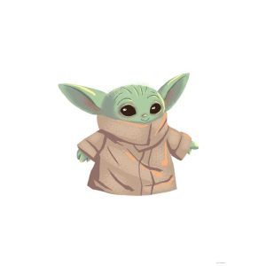 Komar Wandbild Mandalorian The Child Cutie 30×40 cm Komar Wandbild Mandalorian The Child Cutie 30×40 cm
