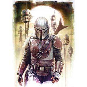 Komar Wandbild Mandalorian Impaler 30×40 cm Komar Wandbild Mandalorian Impaler 30×40 cm