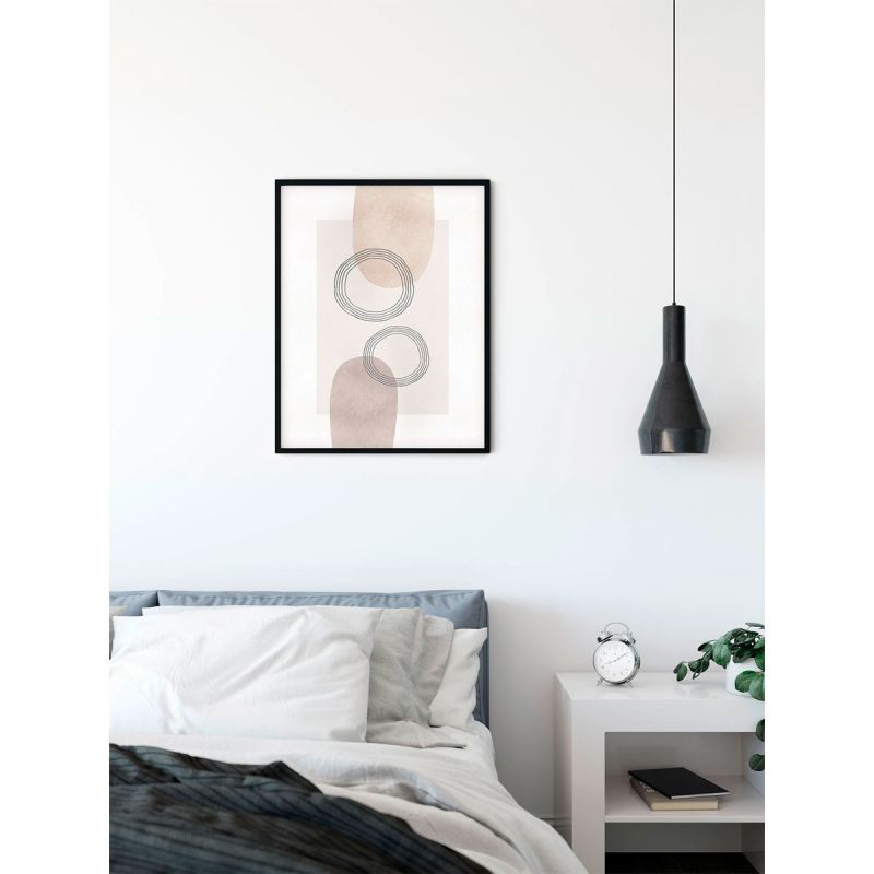 Komar  Wandbild Line Art Circles 30x40 cm