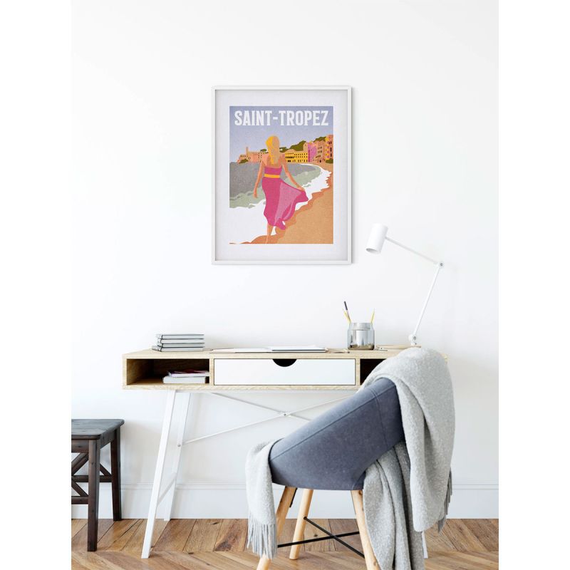 Komar  Wandbild Vintage Travel Saint-Tropez 30x40 cm