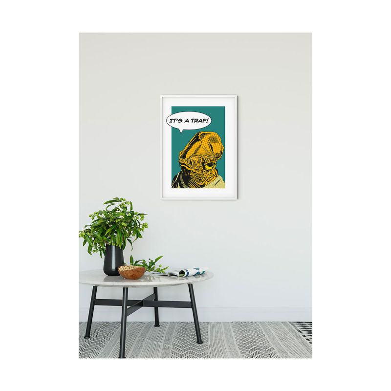 Komar  Wandbild Star Wars Classic Comic Quote Ackbar 30x40 cm