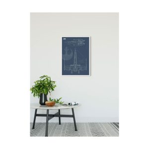 Komar Wandbild Star Wars Blueprint X-Wing 30×40 cm Komar Wandbild Star Wars Blueprint X-Wing 30×40 cm