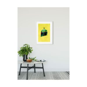 Komar  Wandbild Star Wars Classic Helmets Boba Fett 30×40 cm