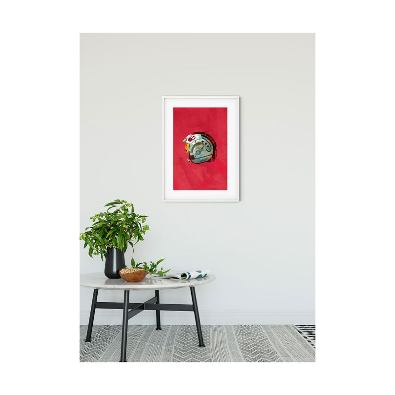 Komar  Wandbild Star Wars Classic Helmets Rebel Pilot 30x40 cm