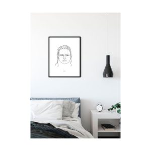 Komar  Wandbild Star Wars Classic Force Faces Rey 30×40 cm