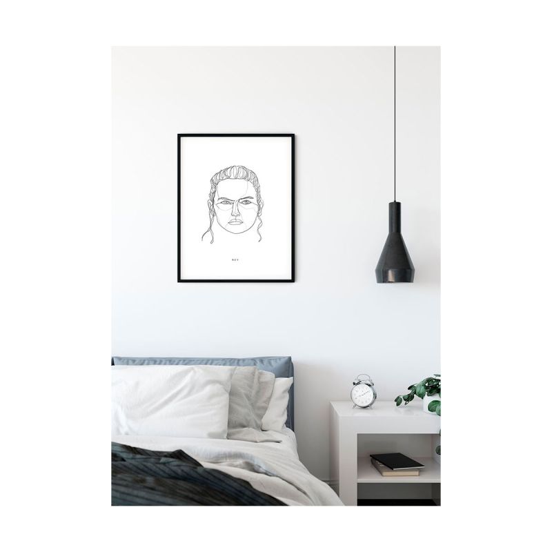 Komar  Wandbild Star Wars Classic Force Faces Rey 30x40 cm