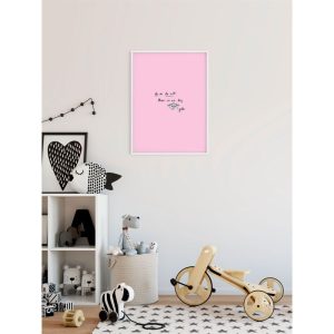Komar Wandbild Star Wars Quote Yoda Cute 30×40 cm Komar Wandbild Star Wars Quote Yoda Cute 30×40 cm