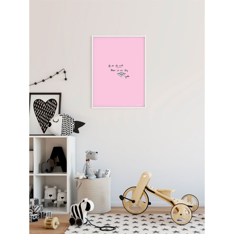 Komar  Wandbild Star Wars Quote Yoda Cute 30x40 cm