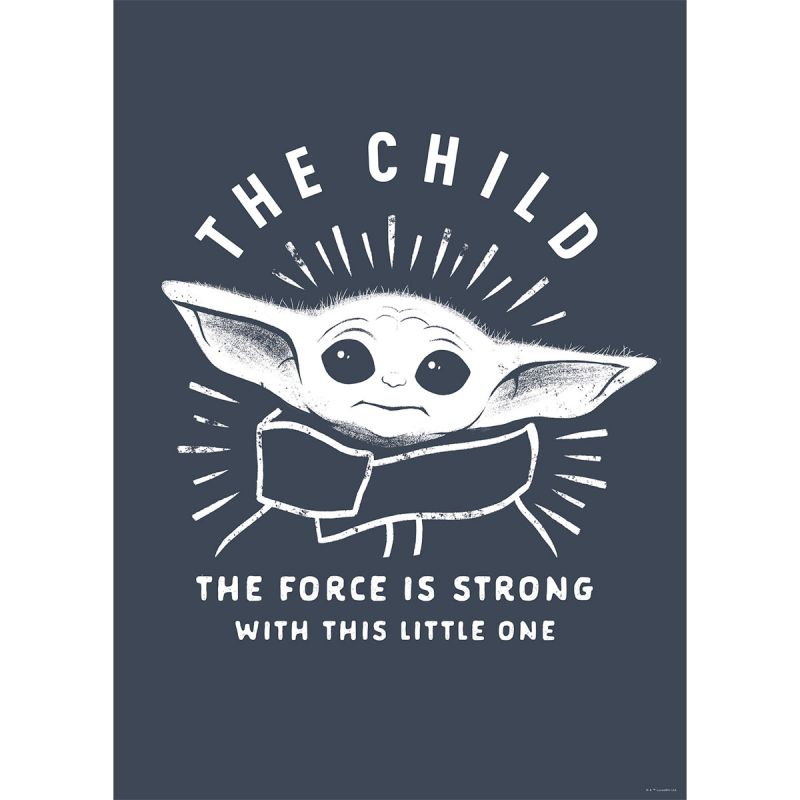 Komar  Wandbild Mandalorian The Child Iconic 40x50 cm