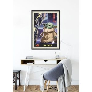 Komar Wandbild Mandalorian The Child Trading Card 40×50 cm Komar Wandbild Mandalorian The Child Trading Card 40×50 cm