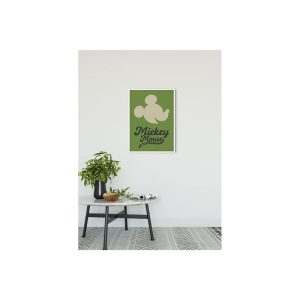 Komar Wandbild Mickey Mouse Green Head 30×40 cm Komar Wandbild Mickey Mouse Green Head 30×40 cm