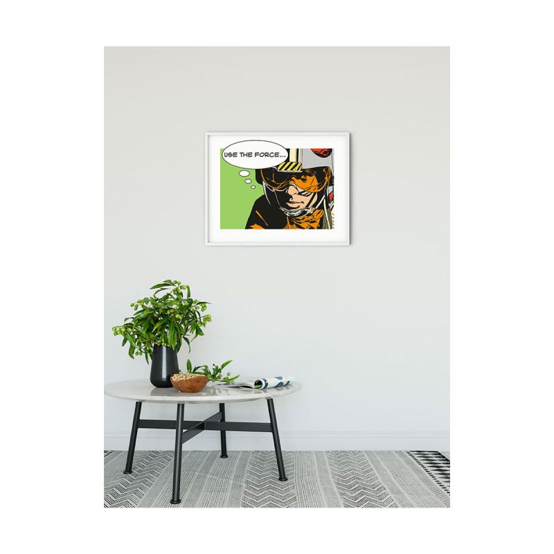 Komar  Wandbild Star Wars Classic Comic Quote Luke 40x30 cm