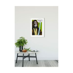 Komar  Wandbild Star Wars Classic Comic Quote Obi Wan 30×40 cm