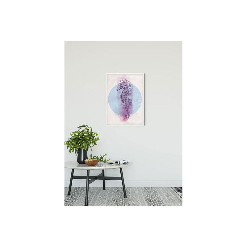 Komar  Wandbild Sea Horse Circle 30x40 cm