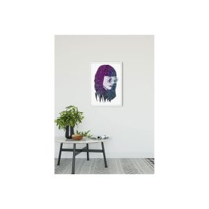 Komar Wandbild Grid Violet 30×40 cm Komar Wandbild Grid Violet 30×40 cm