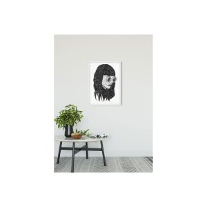 Komar  Wandbild Grid Monochrome 30×40 cm