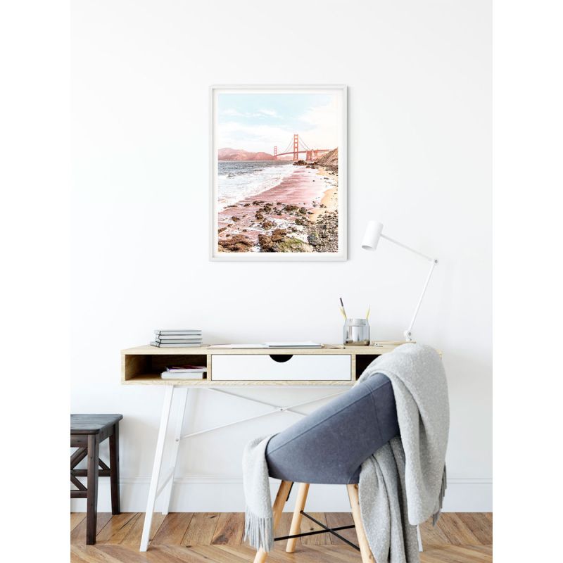 Komar  Wandbild Voyage Golden Gate 40x50 cm