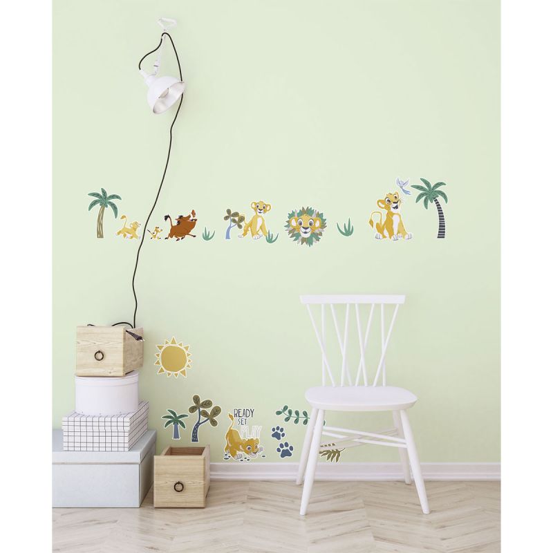 Komar  Wandtattoo Lion King Palmtrees 50x70 cm