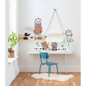 Komar  Wandtattoo Aristocats Kittens 50×70 cm