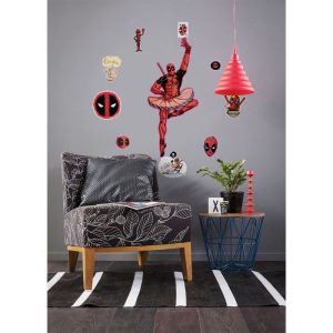 Komar  Wandtattoo Deadpool Derppool 50×70 cm