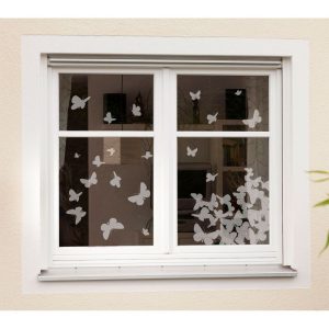 Komar Fenstersticker Schmetterlinge 31×31 cm Komar Fenstersticker Schmetterlinge 31×31 cm
