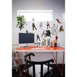 Komar Wandtattoo Star Wars Heroes Villains 50×70 cm Komar Wandtattoo Star Wars Heroes Villains 50×70 cm