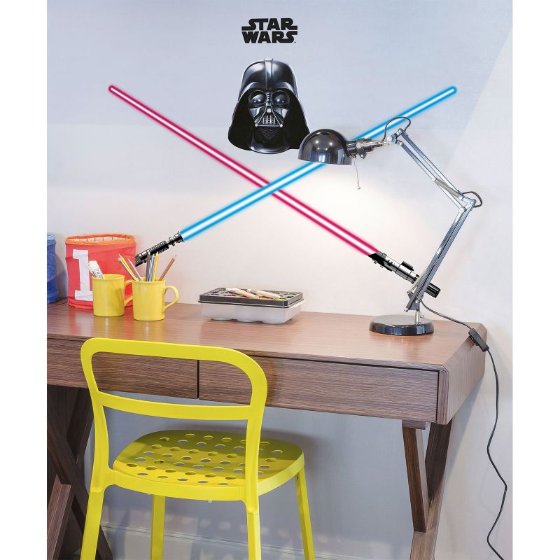 Komar  Wandtattoo Star Wars Darth Vader and Lightsaber 50x70 cm