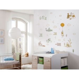 Komar Wandtattoo Winnie the Pooh Woodland 50×70 cm Komar Wandtattoo Winnie the Pooh Woodland 50×70 cm