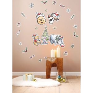 Komar Wandtattoo Winnie the Pooh Christmas 50×70 cm Komar Wandtattoo Winnie the Pooh Christmas 50×70 cm