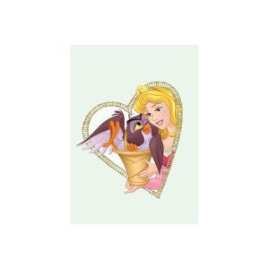 Komar  Wandbild Aurora & Owl 40×50 cm